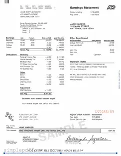 Fill a Valid Adp Pay Stub Form