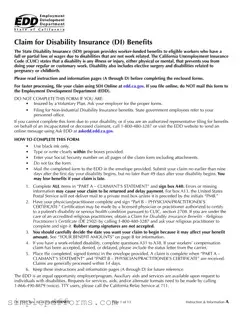 Fill a Valid EDD DE 2501 Form