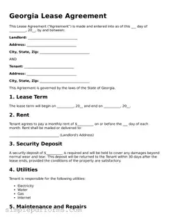 Attorney-Verified Lease Agreement Document for Georgia State