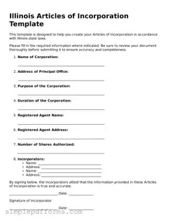 Attorney-Verified Articles of Incorporation Document for Illinois State