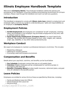 Attorney-Verified Employee Handbook Document for Illinois State