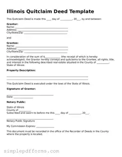 Attorney-Verified Quitclaim Deed Document for Illinois State