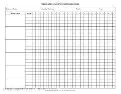 Fill a Valid Medication Administration Record Sheet Form