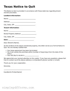 Attorney-Verified Notice to Quit Document for Texas State
