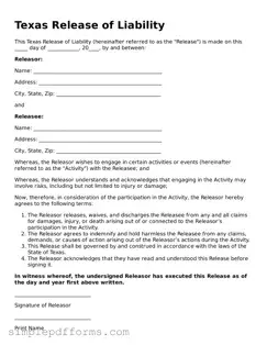 Attorney-Verified Release of Liability Document for Texas State